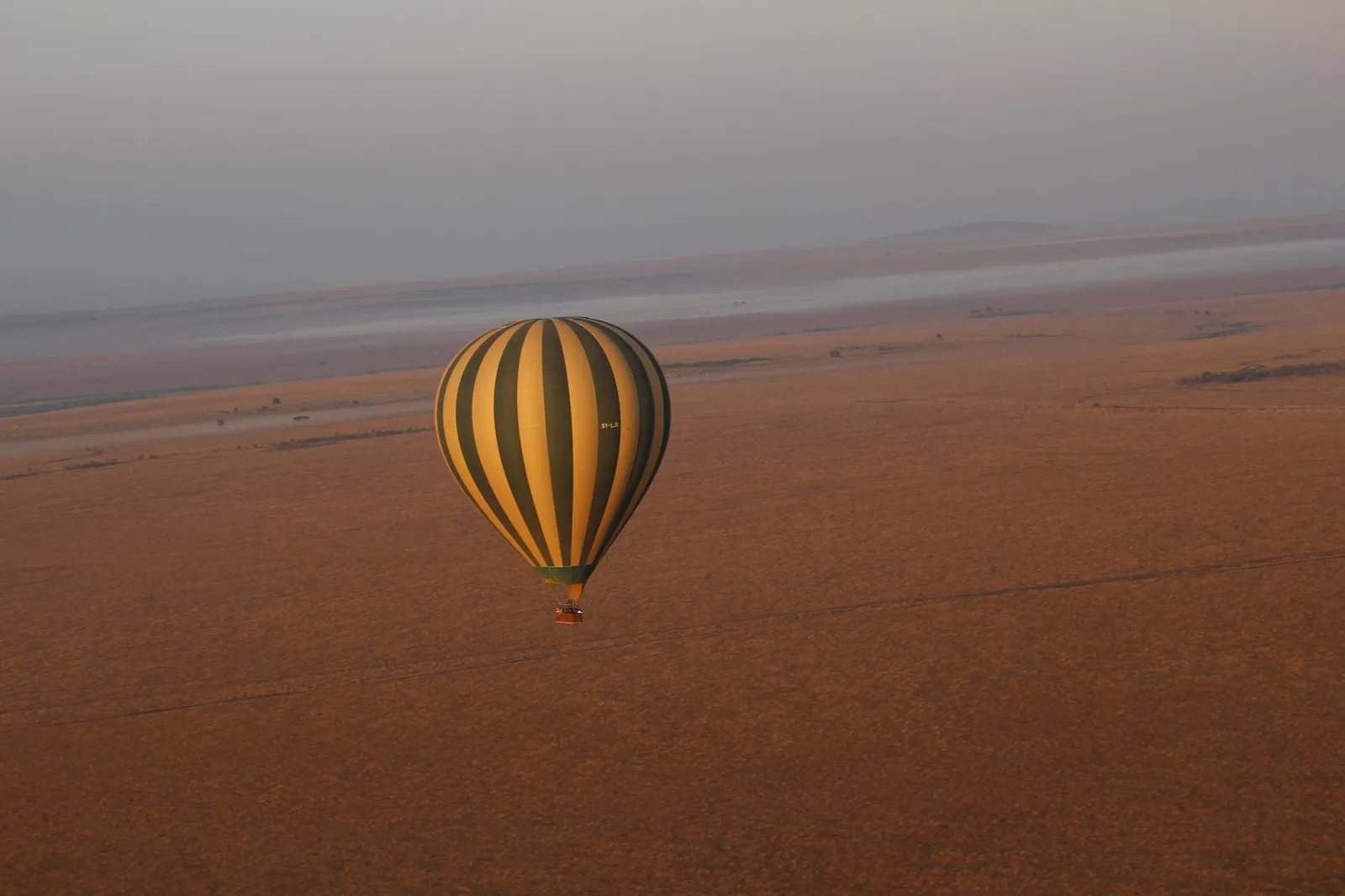Hot air balloon safari over the Masai Mara, Kenya