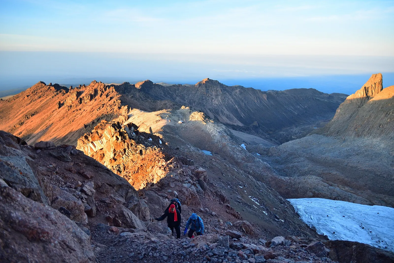 Mount Kenya peak view