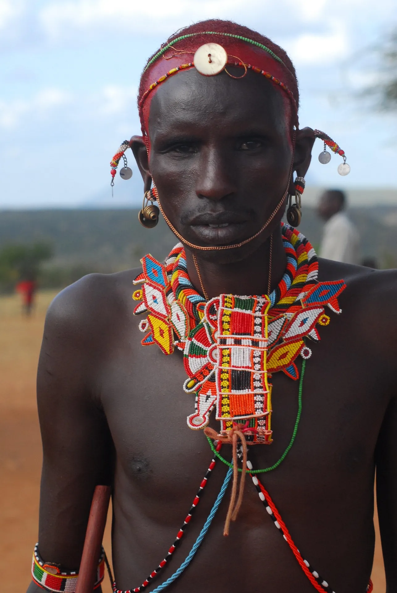 Samburu warrior portrait, northern Kenya